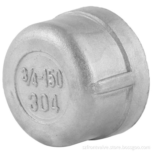 Investment Casting Stainless Steel Screwed Round Cap